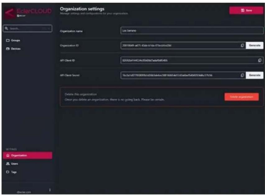 Ecler VIDA-24Q - Méthode 2 : ajouter un appareil à EclerCLOUD à partir de l'appareil lui-même - 1