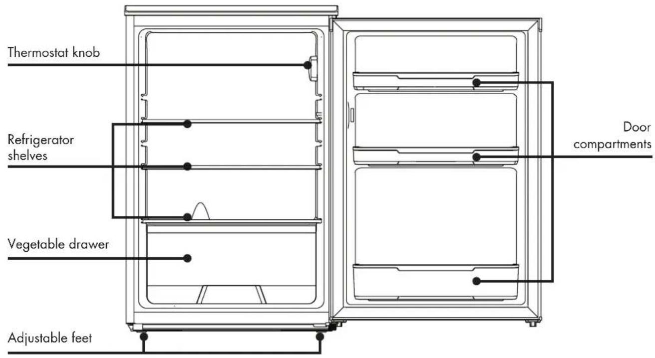 Wisberg WBKK55DB - DIMENSIONS - 1