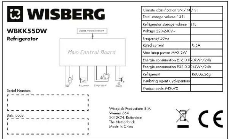 Wisberg WBKK55DB - WBKK55DW - 1