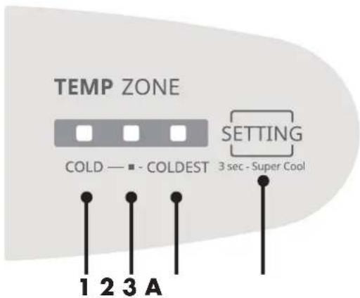 Wisberg WBKK55DB - Control panel - 1