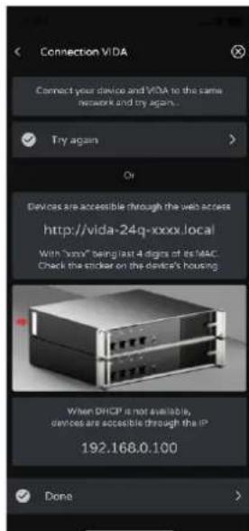 Ecler VIDA-16Q - SETUP DEVICE (CONFIGURATION DE L'APPAREIL) - 6