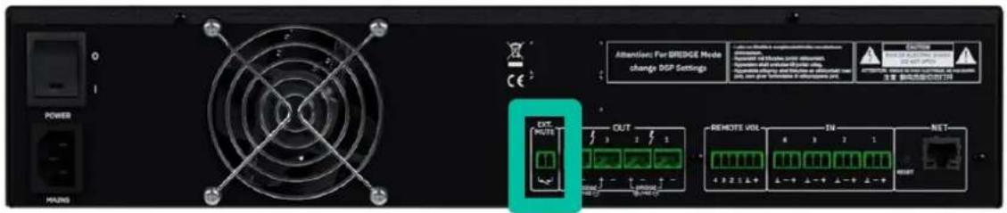 Ecler HADA-4B400 - Connexion de HADA aux panneaux muraux de contrôle Ecler WPaVOL et WPaVOL-J - 2