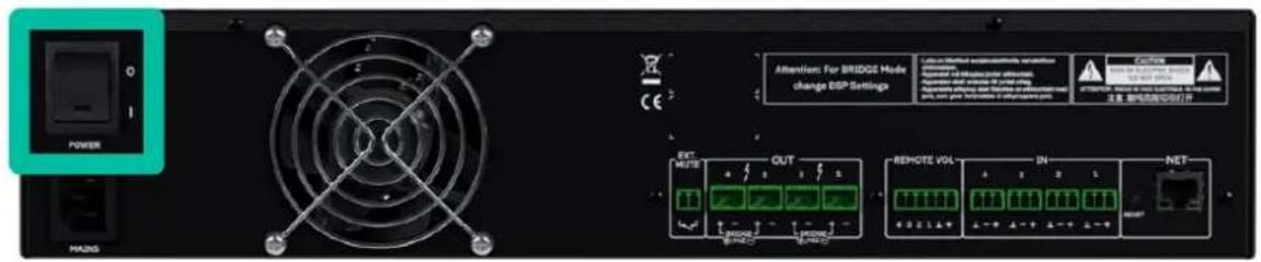 Ecler HADA-4B400 - Démarrage - 1