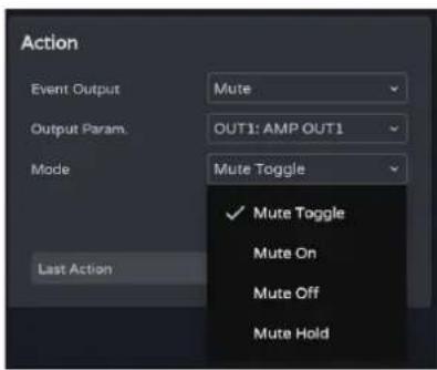 Ecler VIDA-48Q - Action Mute : - 3
