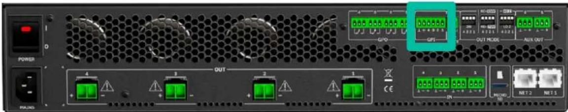 Ecler VIDA-48Q - PORTS GPI - 1