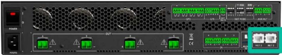 Ecler VIDA-48Q - PORTS ETHERNET - 1