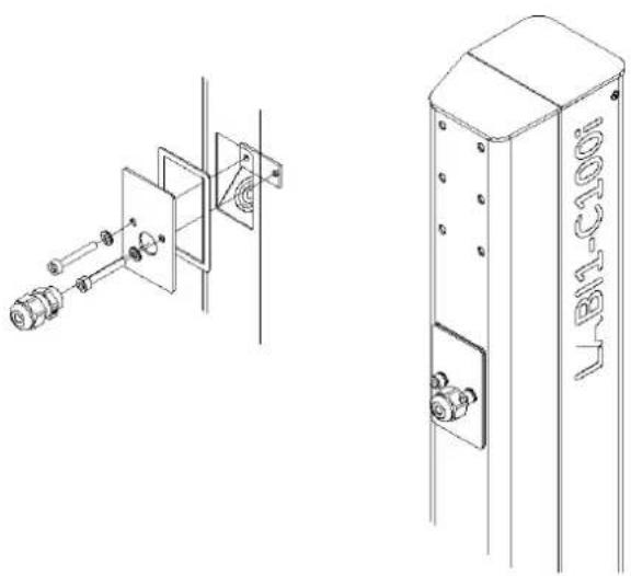 Ecler LABI1-SB18 - 7.4.6.LABI1-ODCNX (Kit d'extérieur) - 1