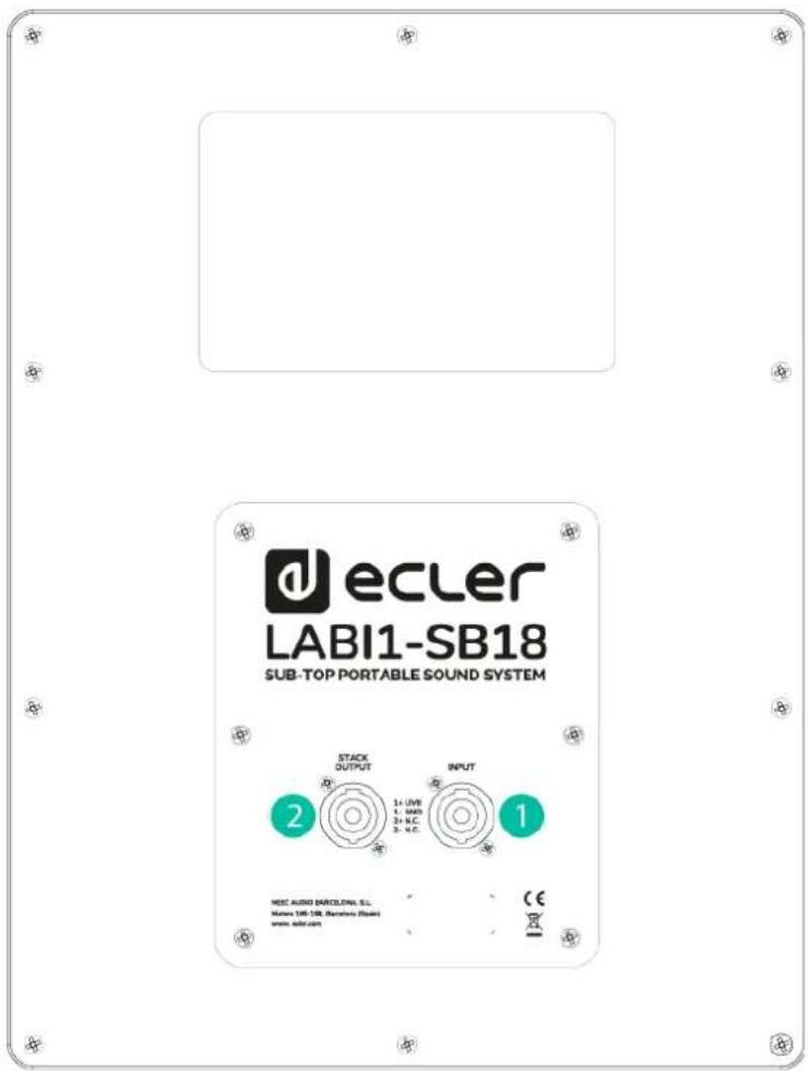 Ecler LABI1-SB18 - 8.2.LABI1-SB18 - 1