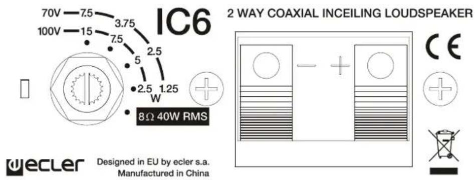 Ecler IC3 - CONNEXIONS - 1