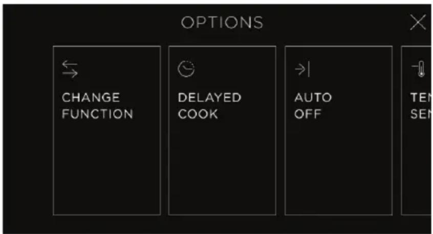 Fisher & Paykel OS30SDTDB1 - Acceder les options - 1