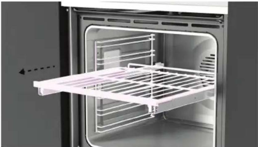 Fisher & Paykel OS30SDTDB1 - Retirer les grilles laterales - 1