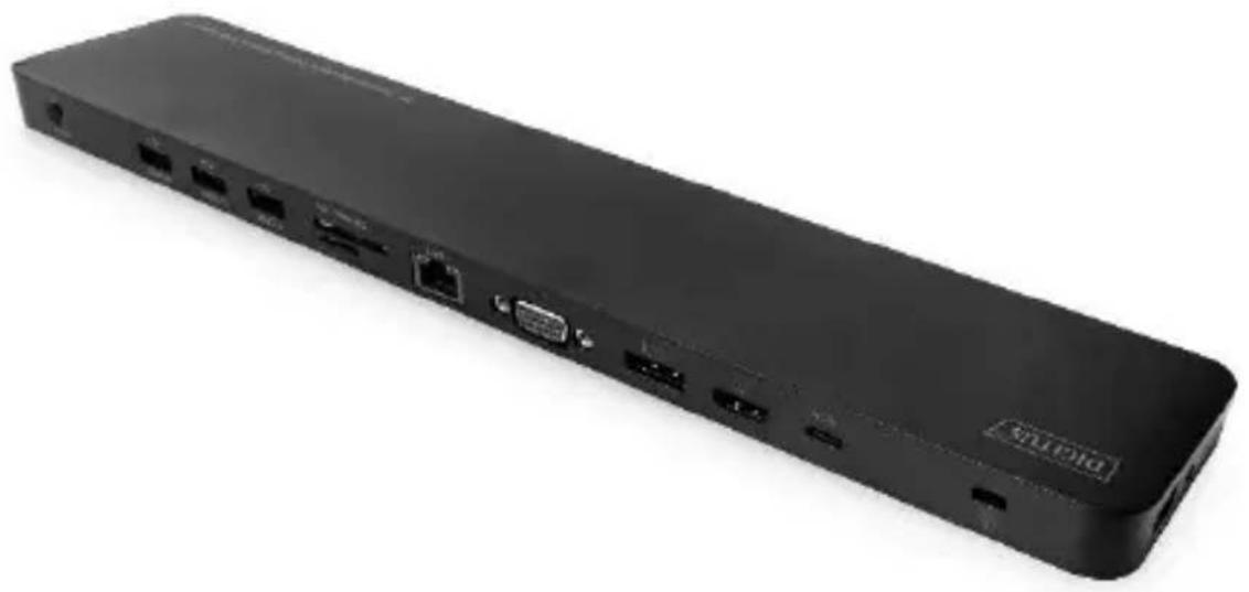 Digitus DA-70868 - 14" Universeel Dockingstation voor notebooks, USB Type-C™ - 1