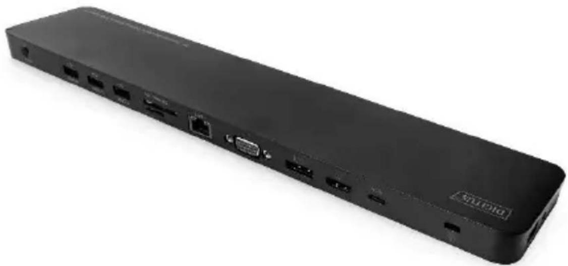 Digitus DA-70868 - 14" Universal Notebook Docking Station, USB Type-C™ - 1