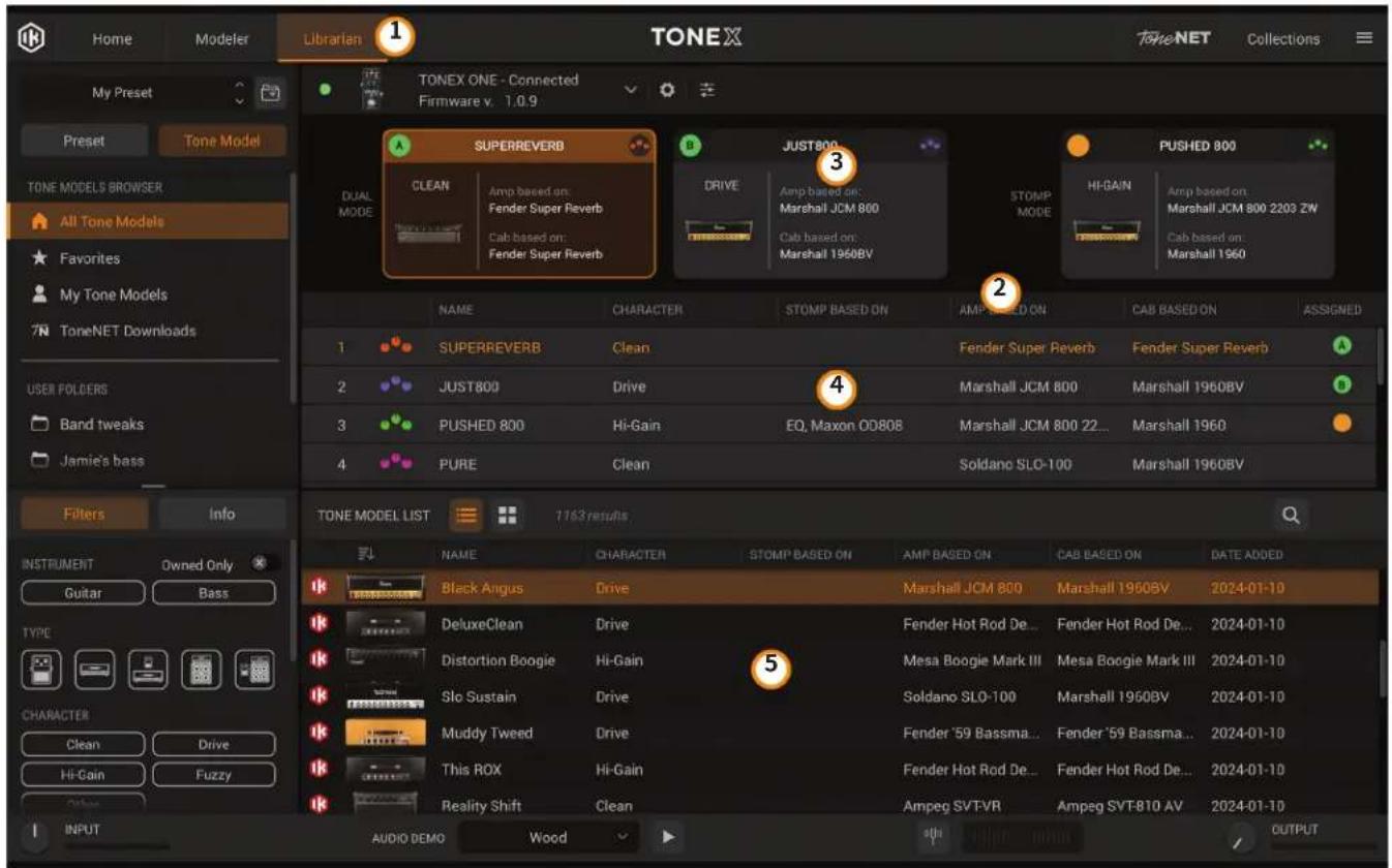 IK Multimedia ToneX One - TONEX Librarian (ライブラリアン) - 1