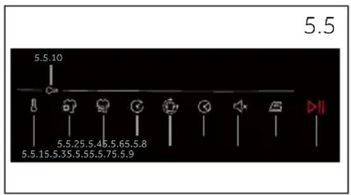HOOVER HDY7 H9A3BCEX-S - Funkciógombok - 1