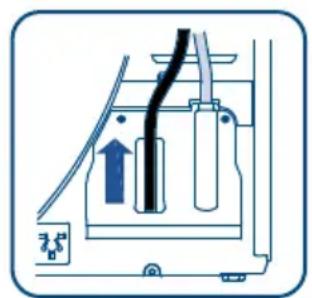 HOOVER HDY7 H9A3BCEX-S - Csatlakoztatta az elvezetőtömlöt kimenethez - 1