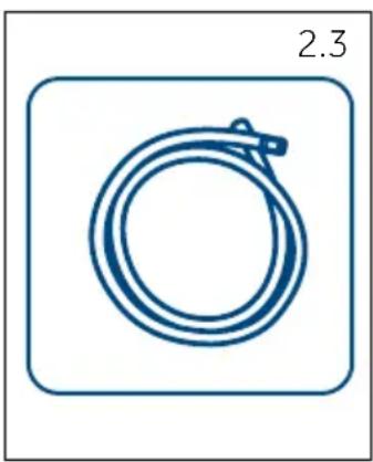 HOOVER HDY7 H9A3BCEX-S - Drainagerohr mit Anschluss nach außen - 2