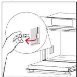 HOOVER HO6 UP5B3YTX - Changing the lateral bulb: - 3