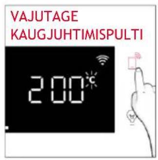 HOOVER HO6 UP5B3YTX - Kaugjuhtimispuldi aktiveerimine. - 5
