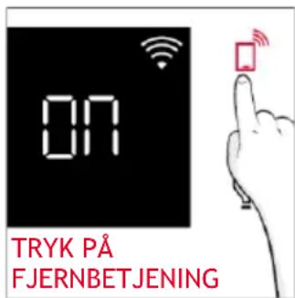 HOOVER HO6 UP5B3YTX - Sådan aktiverer du fjernbetjeningen: - 2