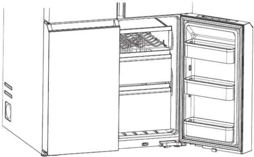 Café CXE22DM5PS5 - Options de stockage du réfrigérateur - 2
