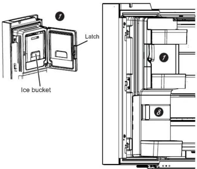 Café CXE22DM5PS5 - Freezer door bin - 1