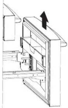 Café CXE22DM5PS5 - REMOVE THE FREEZER DRAWER (on some models) (Cont.) - 1