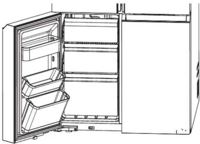 Café CXE22DM5PS5 - Estante de la puerta del freezer - 2