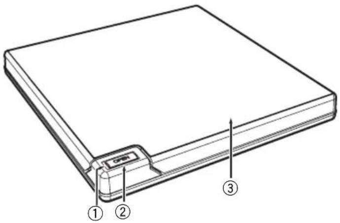PIONEER BDR-XD08S - Front / Top - 1