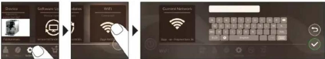 SAECO Xelsis Deluxe SM8782 - Підключення до Wi-Fi - 1