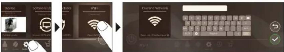 SAECO Xelsis Deluxe SM8782 - Подключение к Wi-Fi - 1