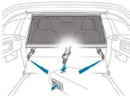 PEUGEOT E-5008 (2024) - Filet de retenue de charge haute - 2
