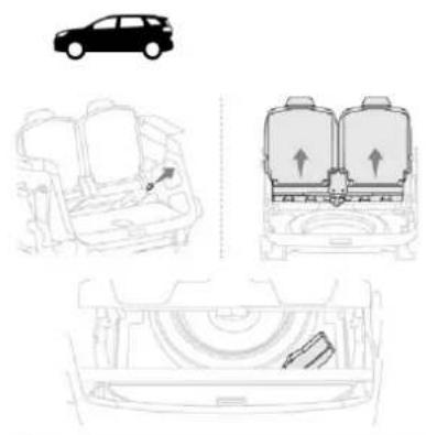 PEUGEOT E-5008 (2024) - Accès à la roue de secours - 2