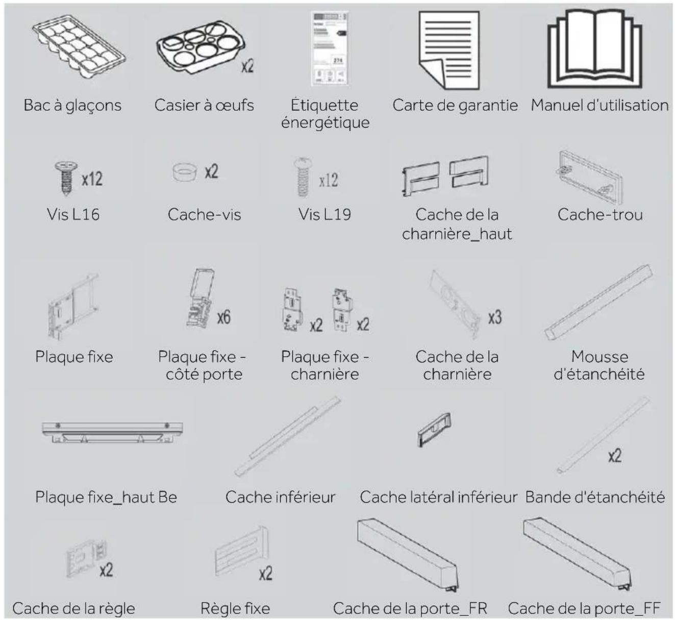 HAIER HBW7519C - Accessoires - 1
