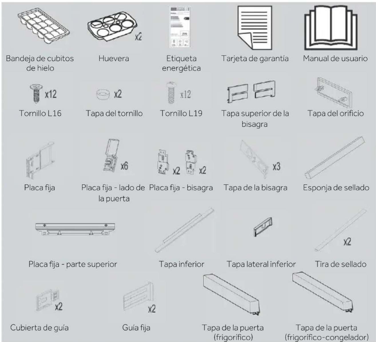 HAIER HBW7519C - Accesorios - 1
