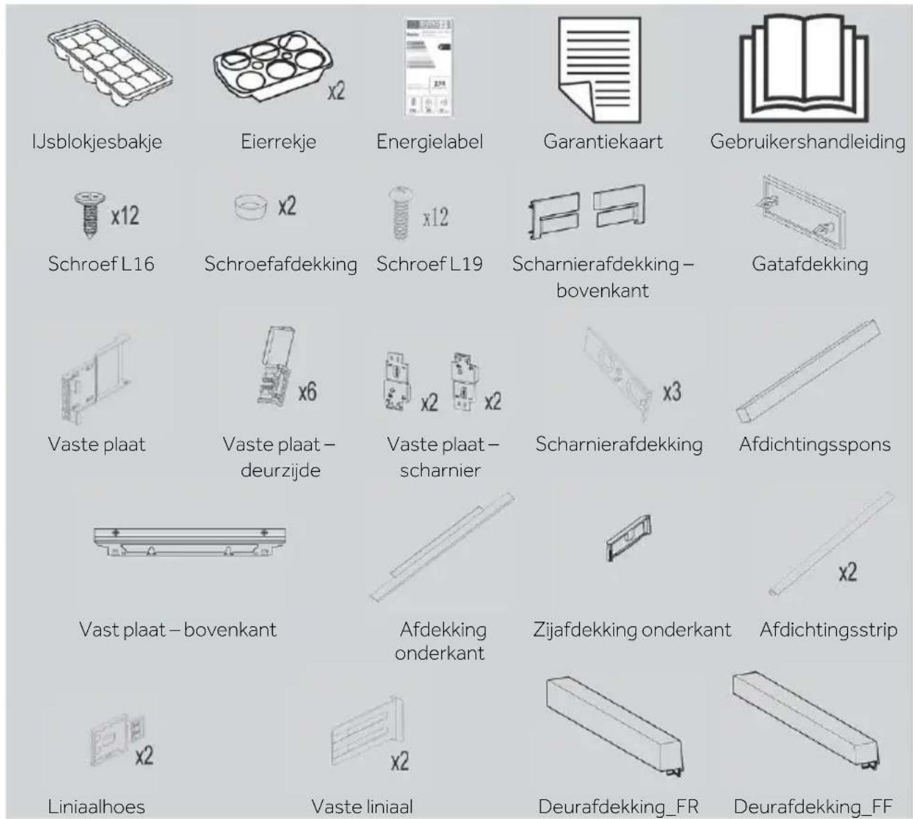 HAIER HBW7519C - Accessoires - 1