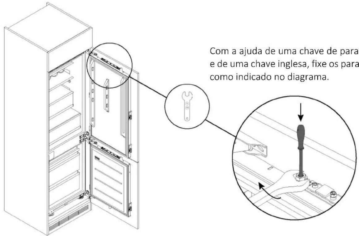 HAIER HBW7518CF - Fixação da porta do armário - 1
