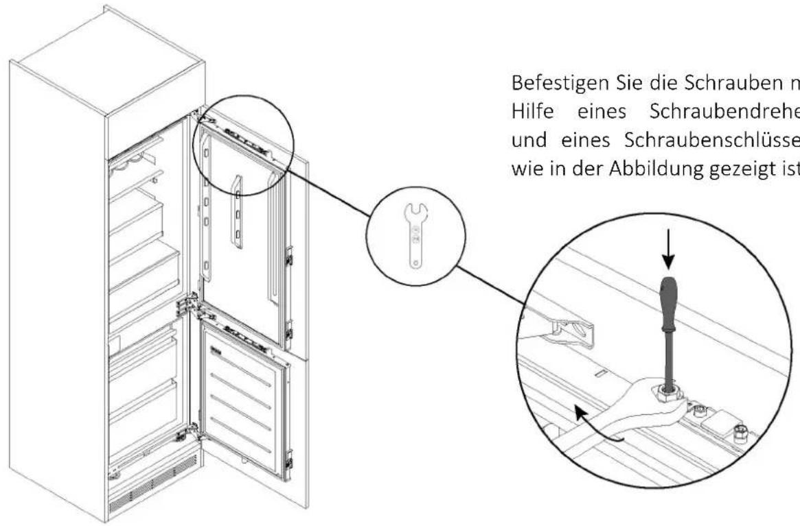 HAIER HBW7518CF - Sichern der Schranktür - 1