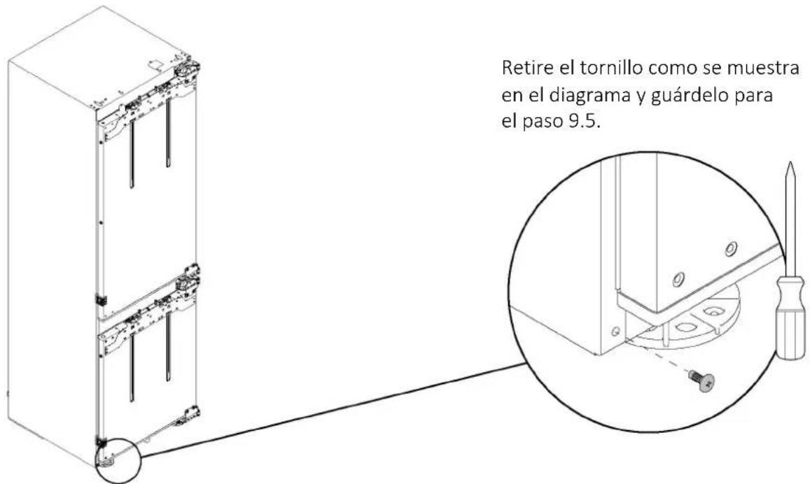 HAIER HBW7518CF - Retirada del tornillo inferior - 1