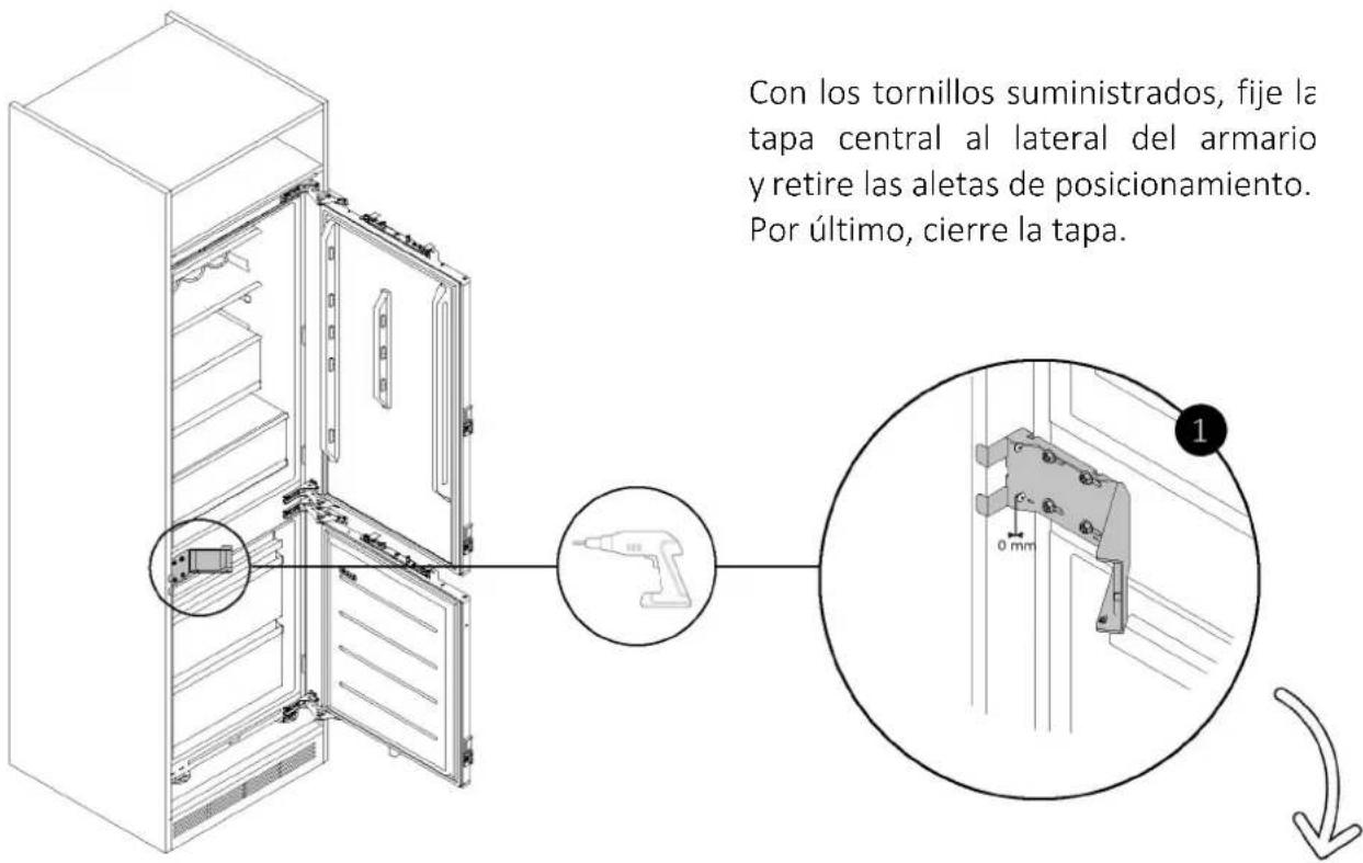 HAIER HBW7518CF - Montaje de la tapa central - 1