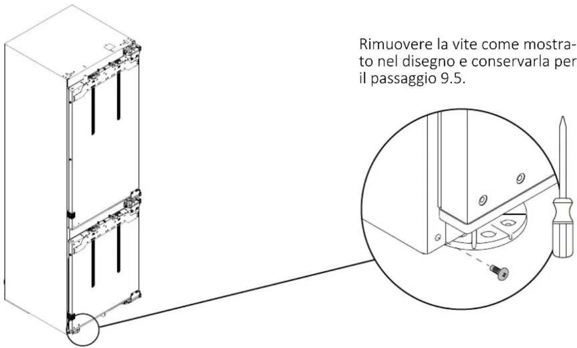 HAIER HBW7518CF - Cambiare il verso di apertura delle porte - 1