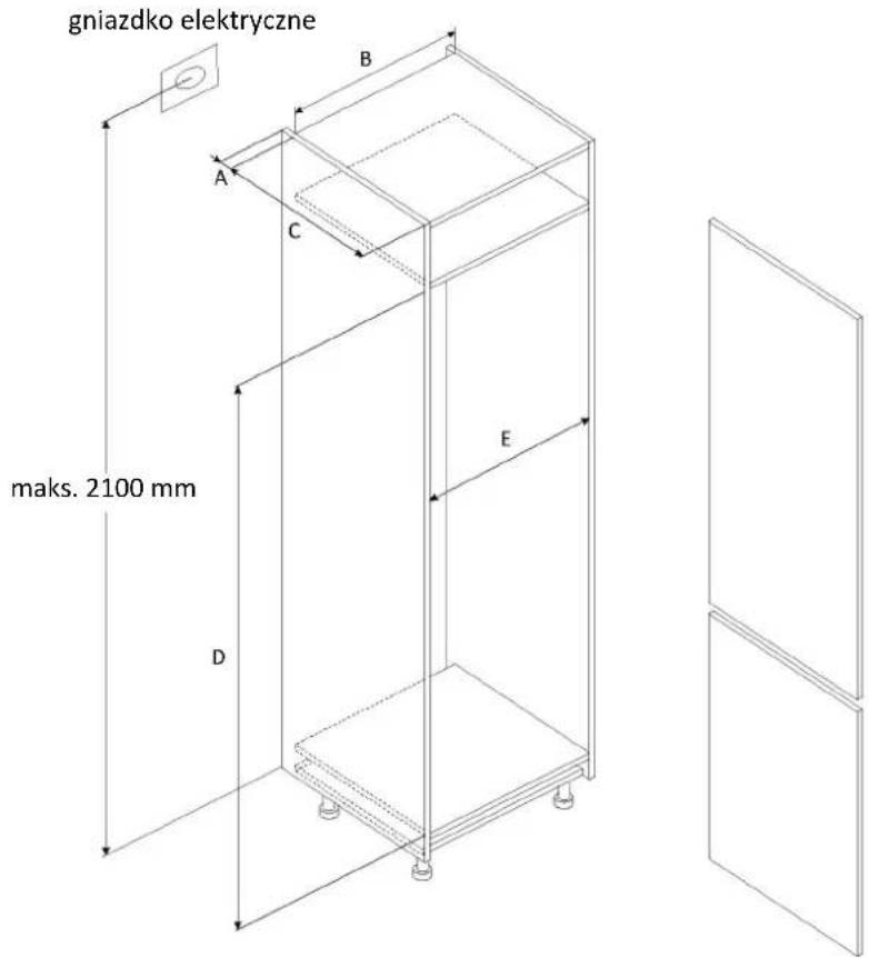 HAIER HBW7518CF - Widok aksonometryczny z przodu - 1