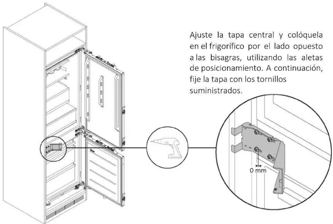 HAIER HBW7518CF - Colocación de la tapa central - 1