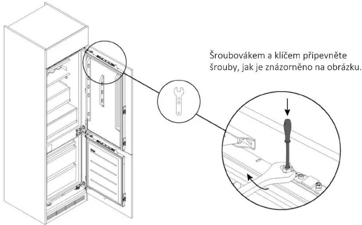 HAIER HBW7518CF - Připevnění dvířek skříně - 1