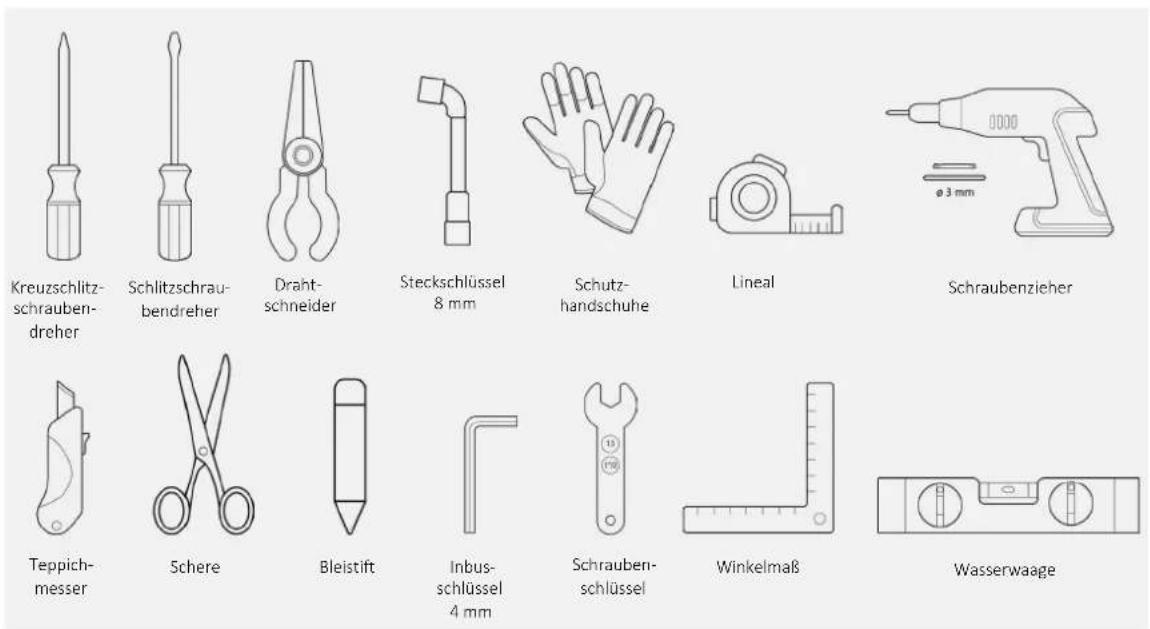 HAIER HBW7518CF - Installationswerkzeuge - 1