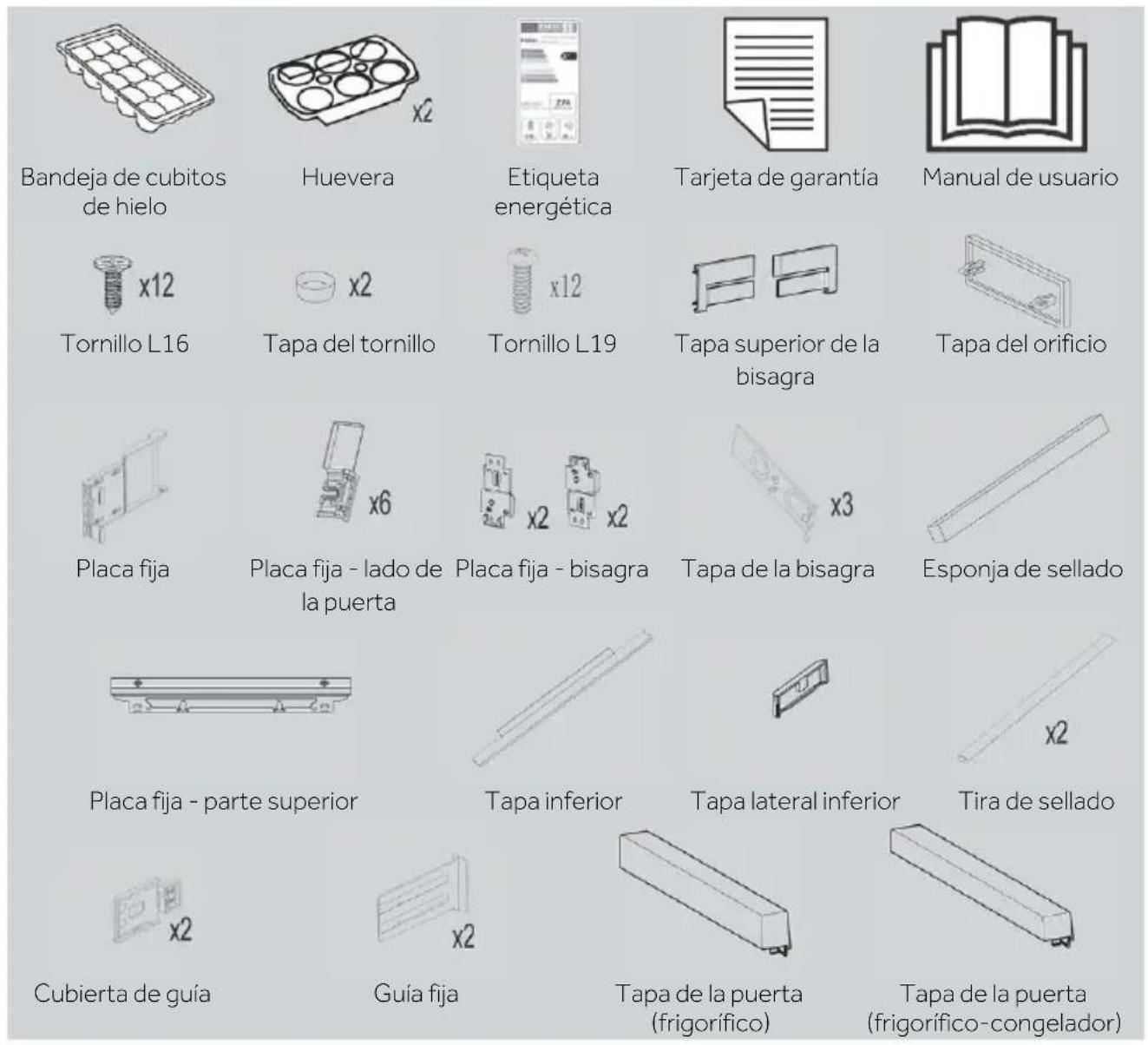 HAIER HBW7519DT - Accesorios - 1