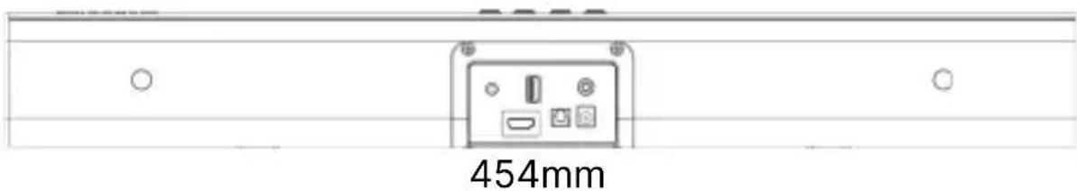 Majority Naga 60 - Installazione della Soundbar a parete - 1