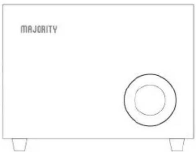Majority DX30 - Vista del subwoofer - 1