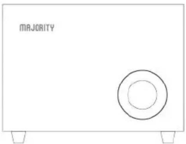 Majority DX30 - Subwoofer Ansicht - 1