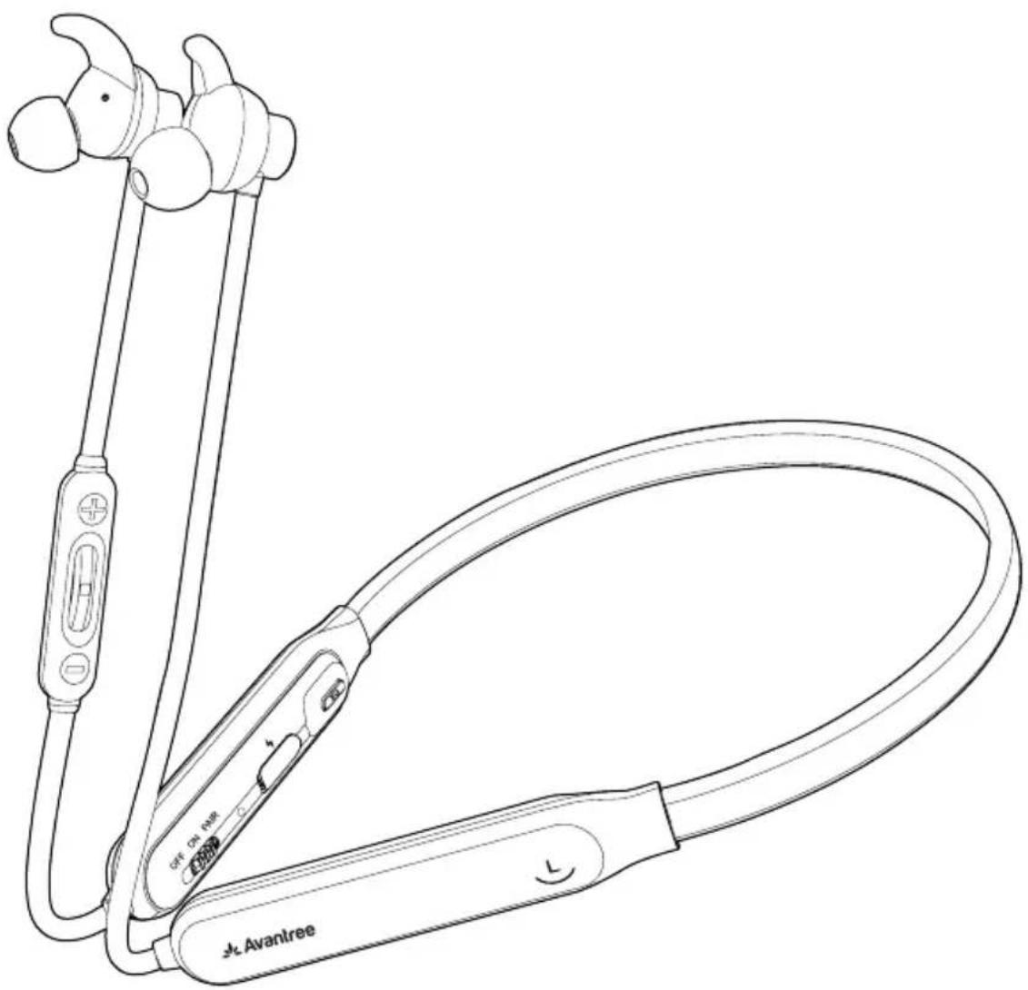 Avantree NB18 - Wireless Neckband Earphones - 1